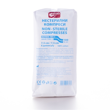 Нестерилни марлени компреси